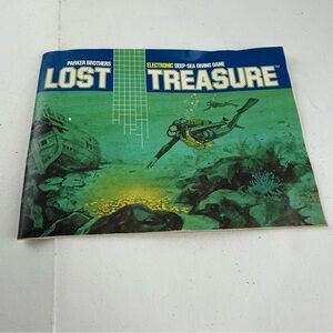Vintage Lost Treasure Board Game Instruction Manual Booklet ONLY.